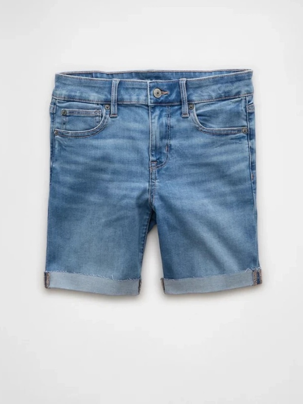 AE NEXT LEVEL LOW-RISE SKINNY BERMUDA DENIM Shorts